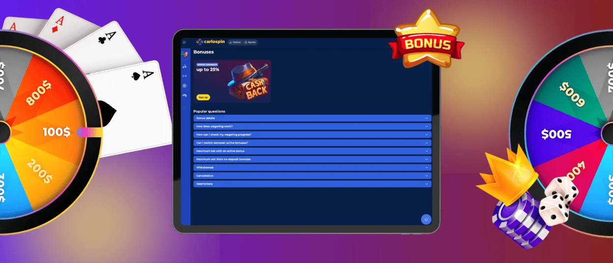 Carlospin Bonus