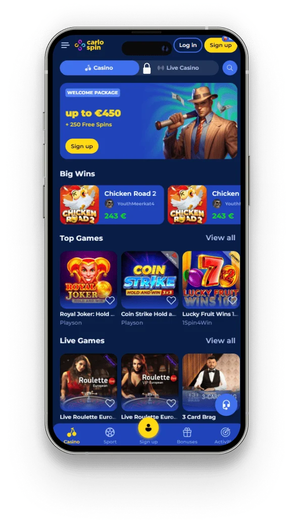 Carlospin application